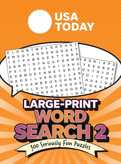USA TODAY Large-Print Word Search 2: 300 Seriously Fun Puzzles