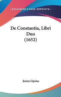 De Constantia, Libri Duo (1652)