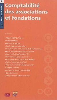 Comptabilité des associations et fondations