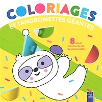 Coloriages et tangromettes géantes: le paresseux