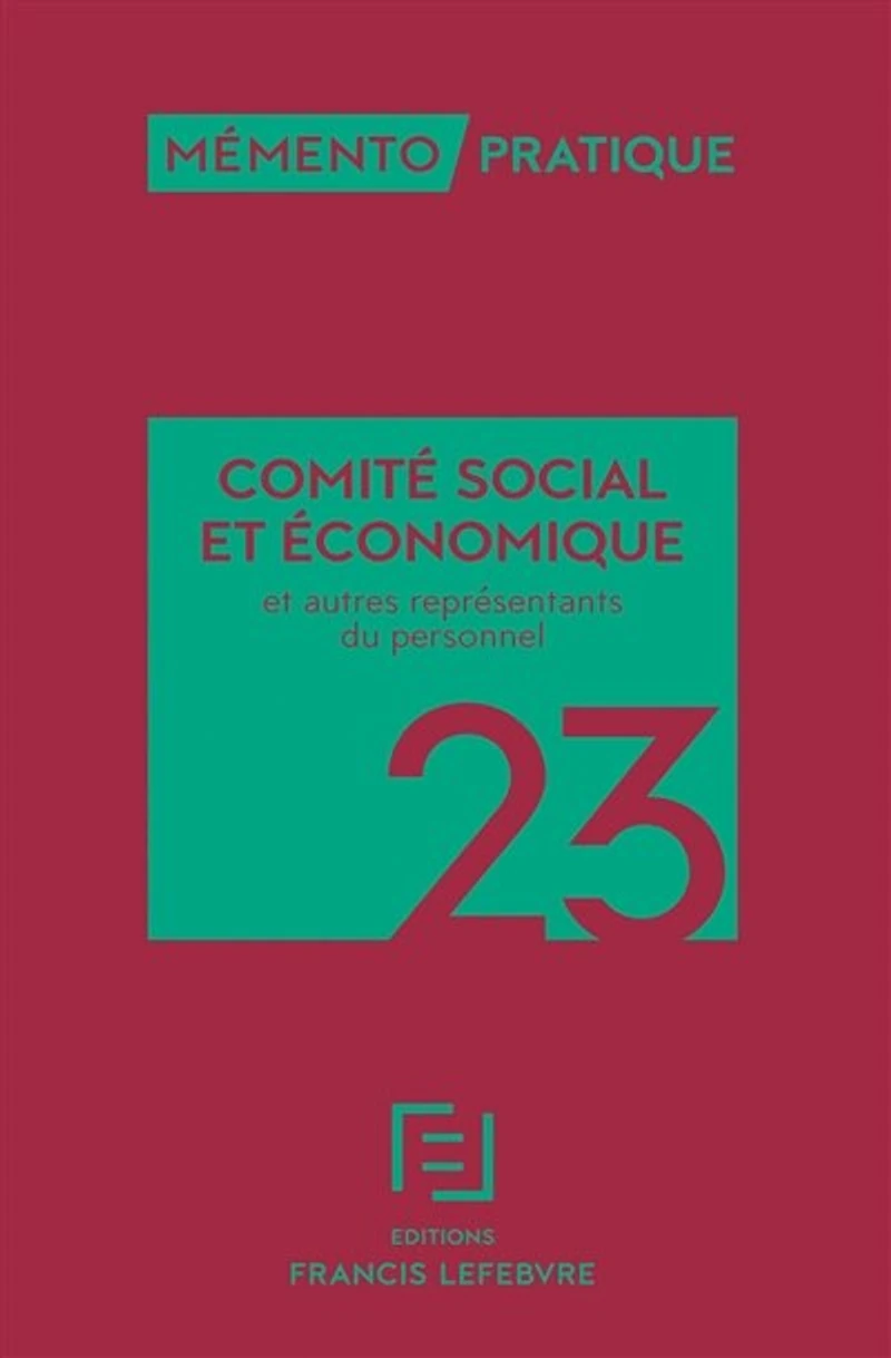 Comité social et économique autres représentants du personnel 2026-2027