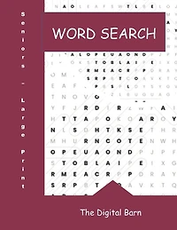 Large Print Word Search: Large Print for Seniors and those who are visually impaired. Horses, Farm Life, Fruits, Used in the Kitchen etc. Relieves stress and a fun activity.