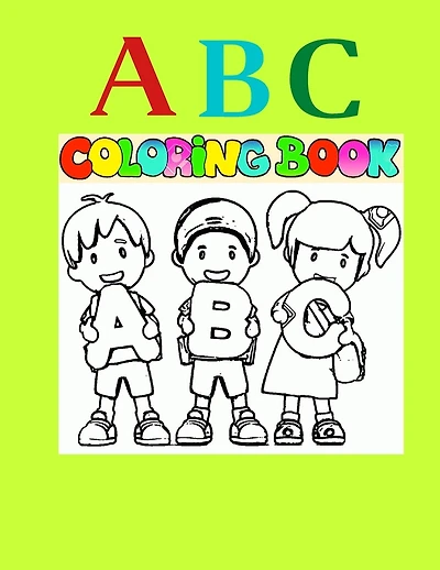 ABC coloring book: : high-quality Alphabet coloring book for kids ages 2-4.easter abc coloring book