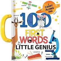 100 First Words for Your Little Genius (Carry-Along Books) | Board Book for Babies and Toddlers | Early Learning Words for Ages 0–3