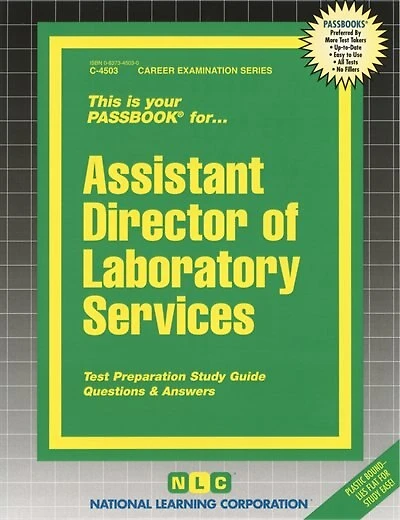 Assistant Director Of Laboratory Services: Passbooks Study Guide