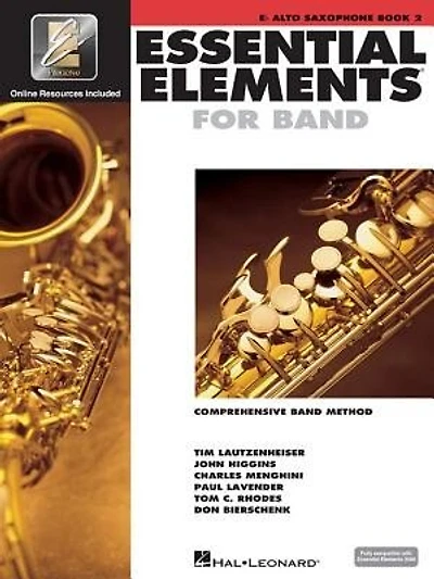 Essential Elements for Band Eb Alto Saxophone - Book 2 with EEi (Book/Online Audio)