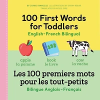 100 First Words For Toddlers: English-french Bilingual: A French Book Kids
