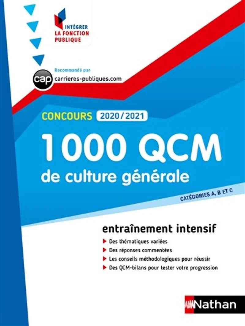1 000 QCM de culture générale 2024/2025 - EPUB