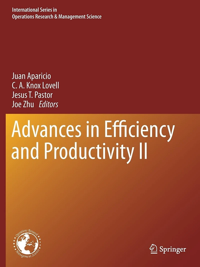 Advances in Efficiency and Productivity II