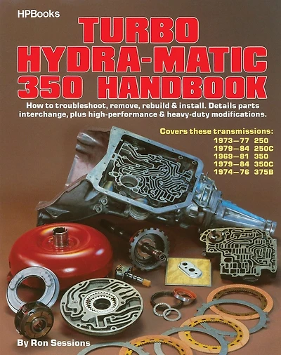 Turbo Hydra-Matic 350 Handbook: How to Troubleshoot, Remove, Rebuild, and Install. Details Parts Interchange, Plus High-Performance and Heavy-Duty Modifications