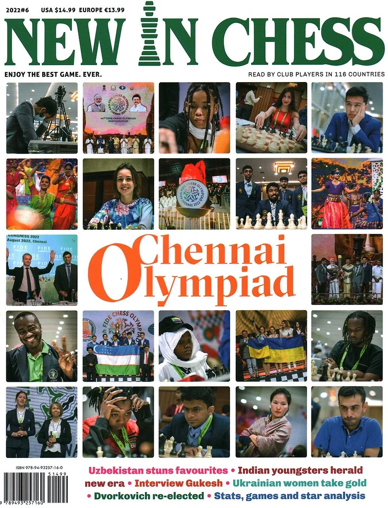 New Chess Magazine 2022/8: The World's Premier Read By Club Players 116 Countries