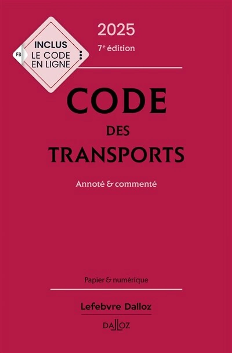 Code des transports 2021: annoté & commenté