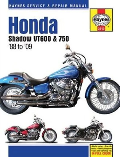 Honda Shadow Vt600 & 750 '88 To '14