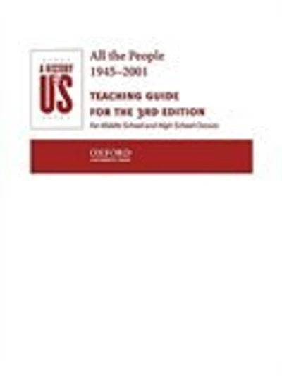 A History of US: Book 10: All The People 1945-2001 Teaching Guide