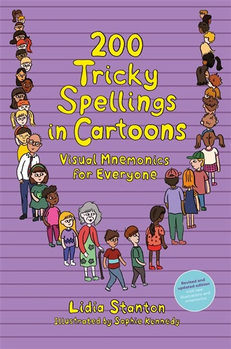 200 Tricky Spellings Cartoons: Visual Mnemonics for Everyone - US edition