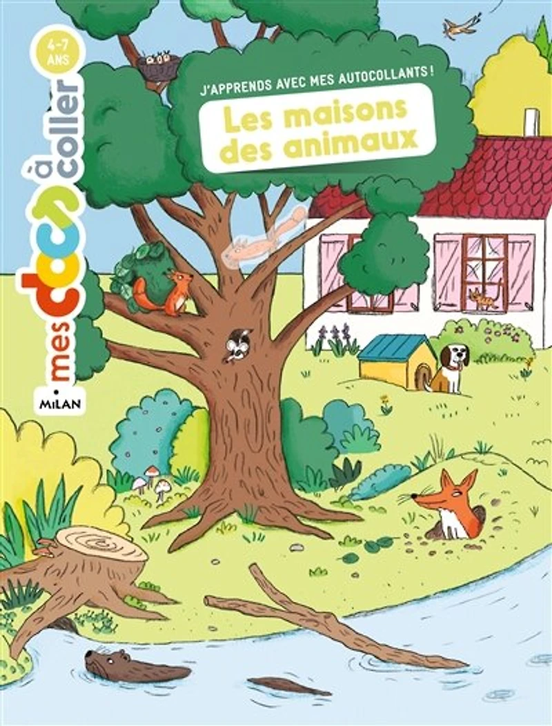 Les maisons des animaux: autocollants