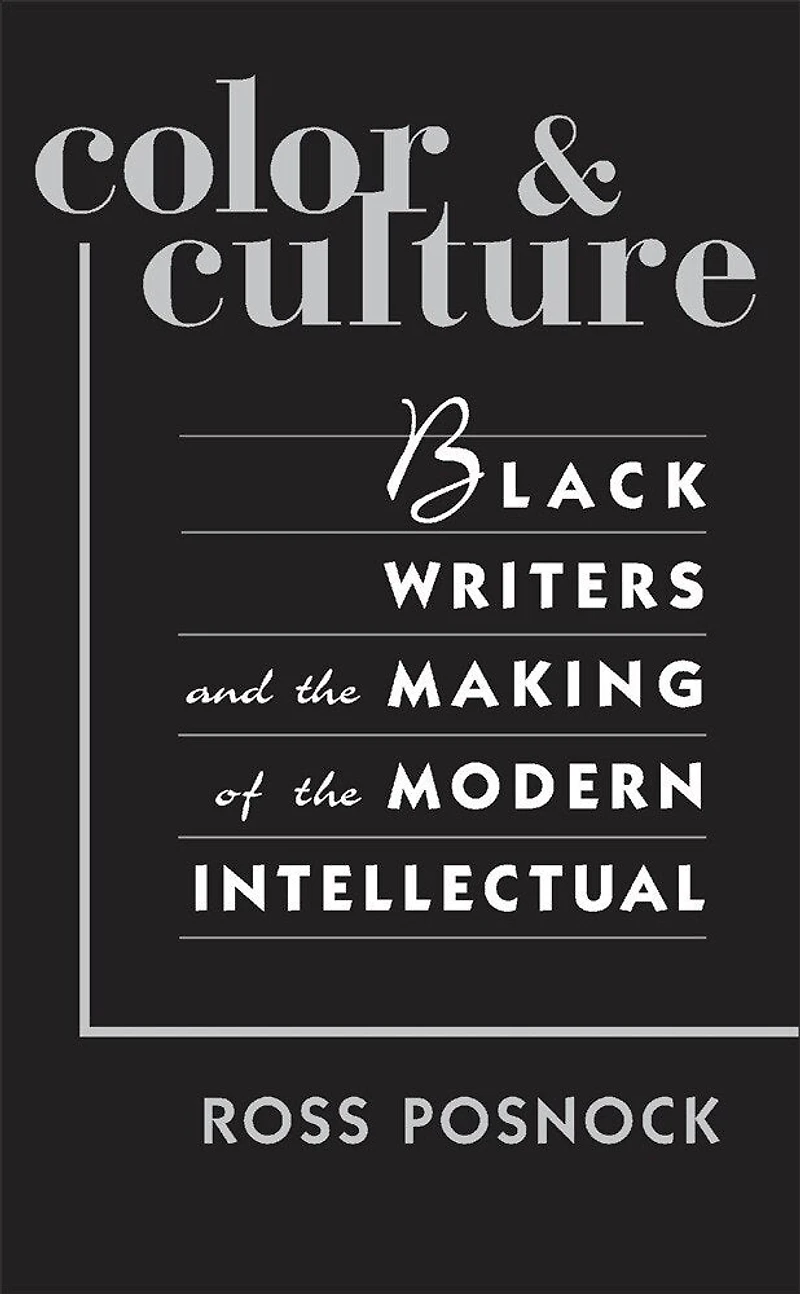 Color and Culture: Black Writers and the Making of the Modern Intellectual