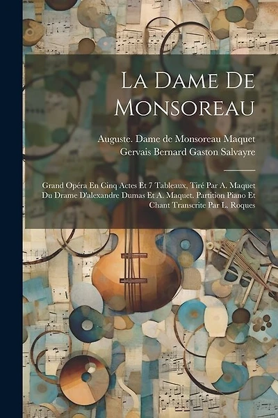 La Dame De Monsoreau; Grand Opéra En Cinq Actes Et 7 Tableaux, Tiré Par A. Maquet Du Drame D'alexandre Dumas Et A. Maquet. Partition Piano Et Chant Transcrite Par L. Roques