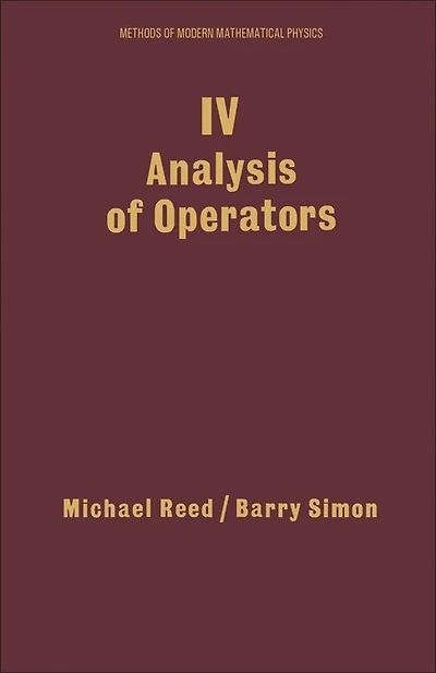 IV: Analysis Of Operators