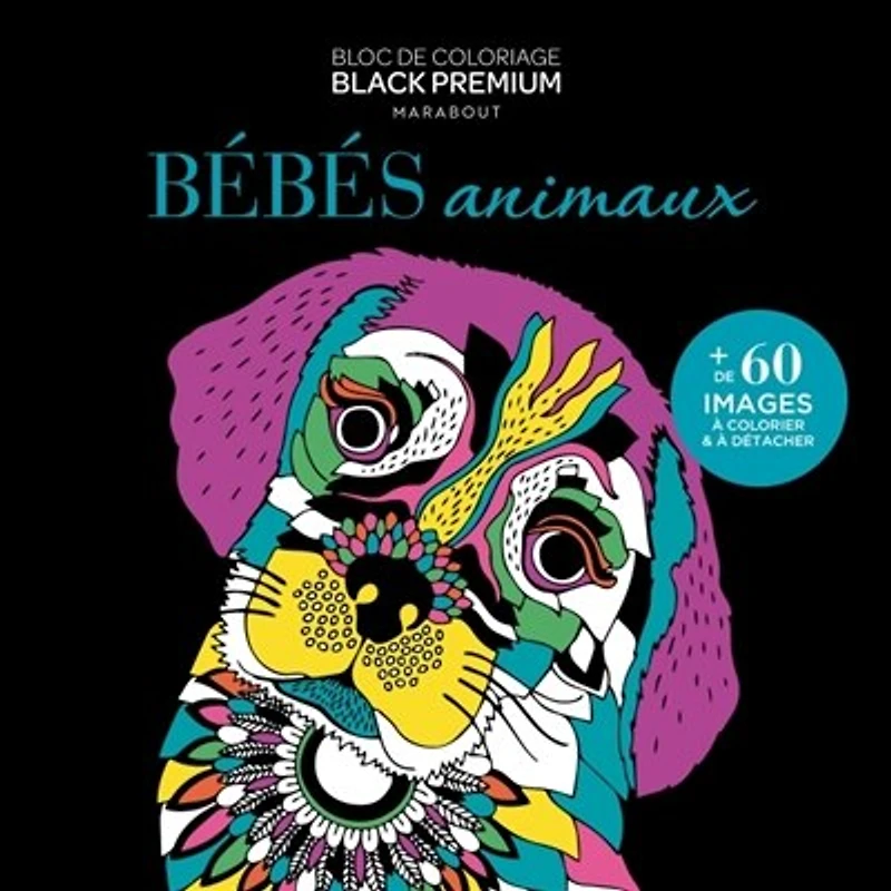 Carnet Black Premium : Bébés animaux: Bébés animaux