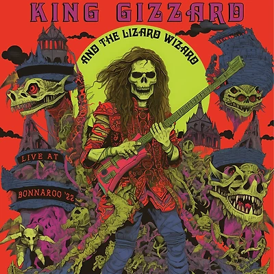 Live At Bonnaroo '22 by King Gizzard & the Lizard Wizard (2 Plutonium and Magma Color LPs)