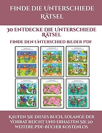 Finde Den Unterschied Bilder Pdf (finde Die Unterschiede Rätsel): 30 Entdecke Die Unterschiede Rätsel