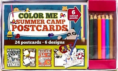 COLOUR ME SUMMER CAMP NOTECARDS