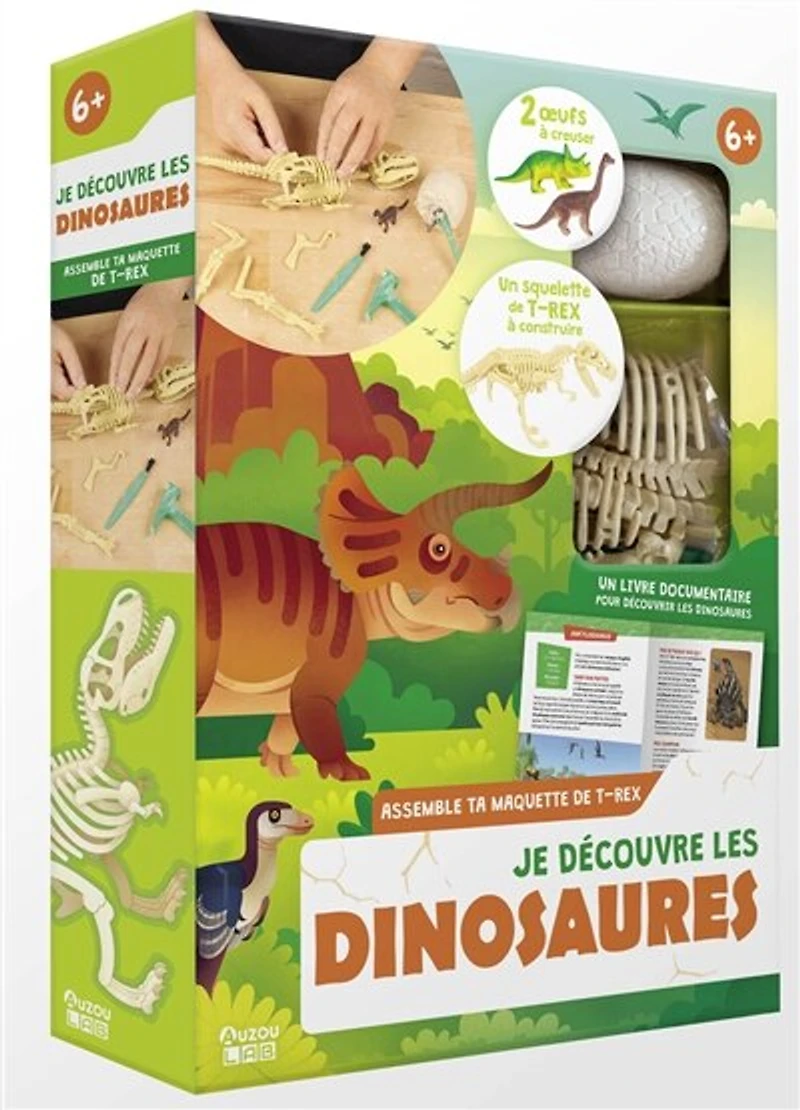 Auzou lab': je découvre les dinosaures