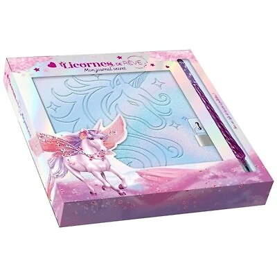Licornes de rêve: Mon journal secret avec stylo licorne