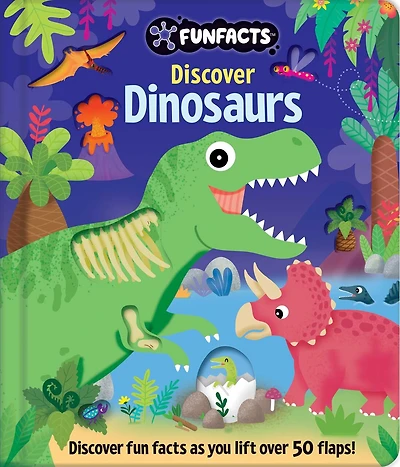Discover Dinosaurs: Lift-the-Flap Book: Board Book with Over 50 Flaps to Lift!
