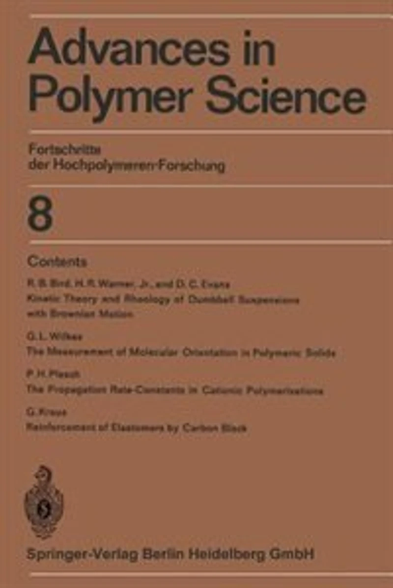 Advances Polymer Science: Fortschritte der Hochpolymeren-Forschung