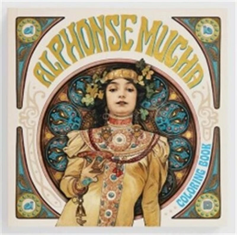 Alphonse Mucha Coloring Book