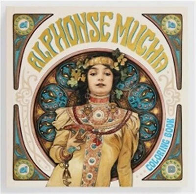 Alphonse Mucha Coloring Book