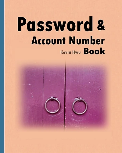Pass word & Account Number Book: You no longer forget the bank password, keywords.
