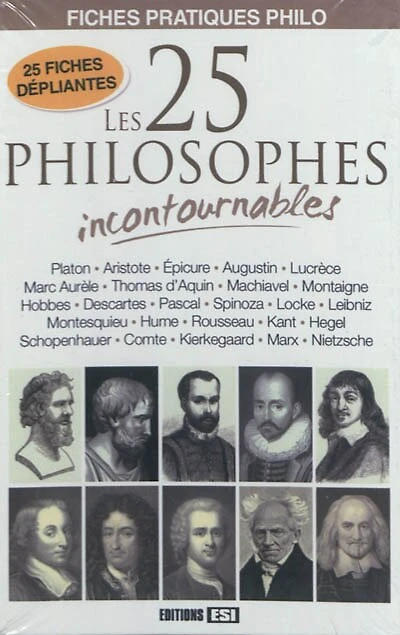 Les 25 philosophes incontournables : fiches pratiques philo: fiches pratiques philo