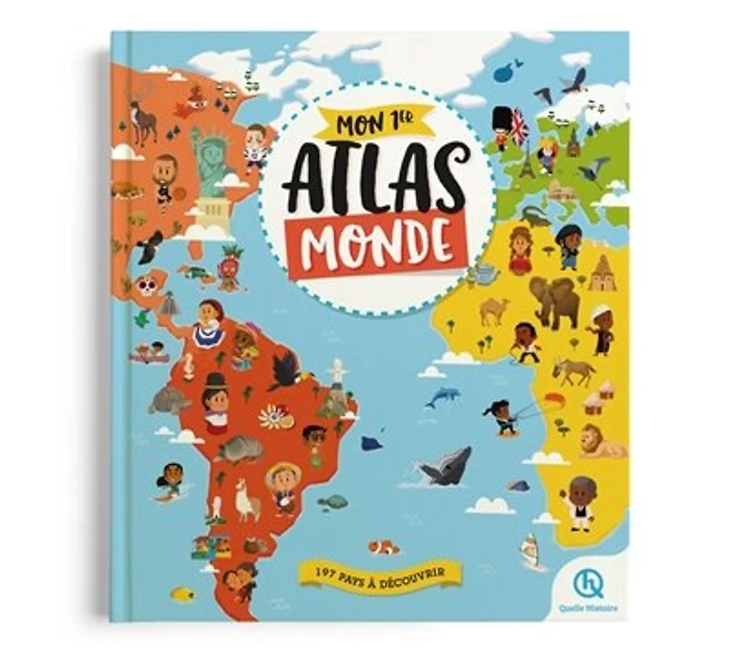 MON 1ER ATLAS MONDE 2NDE ED: 197 pays à découvrir