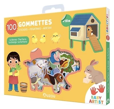 la ferme : 100 gommettes: La ferme