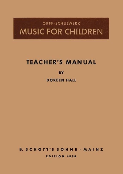 Orff-Schulwerk in Canada: Teacher's Manual