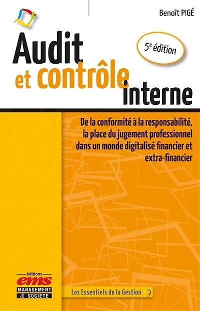 Audit et contrôle interne - 5e édition: De la conformité à la responsabilité, la place du jugement professionnel dans un monde digitalisé financier et extra-financier