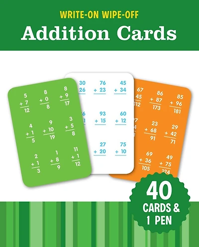 Write-on Wipe-off Addition Cards