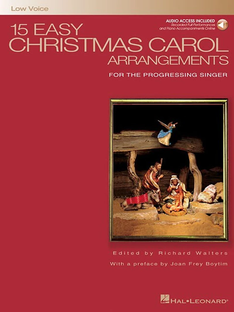 15 Easy Christmas Carol Arrangements - Low Voice: for the Progressing Singer