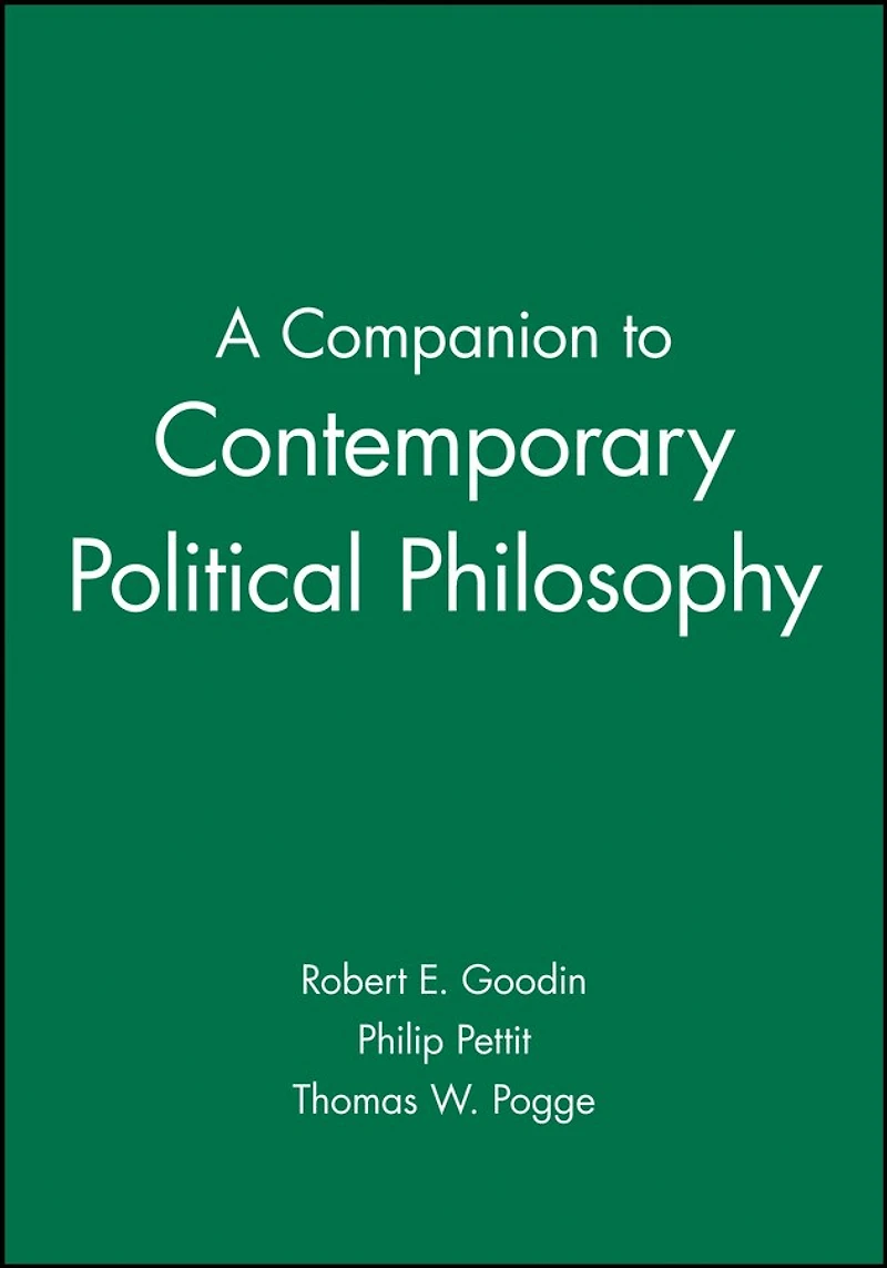 A Companion to Contemporary Political Philosophy