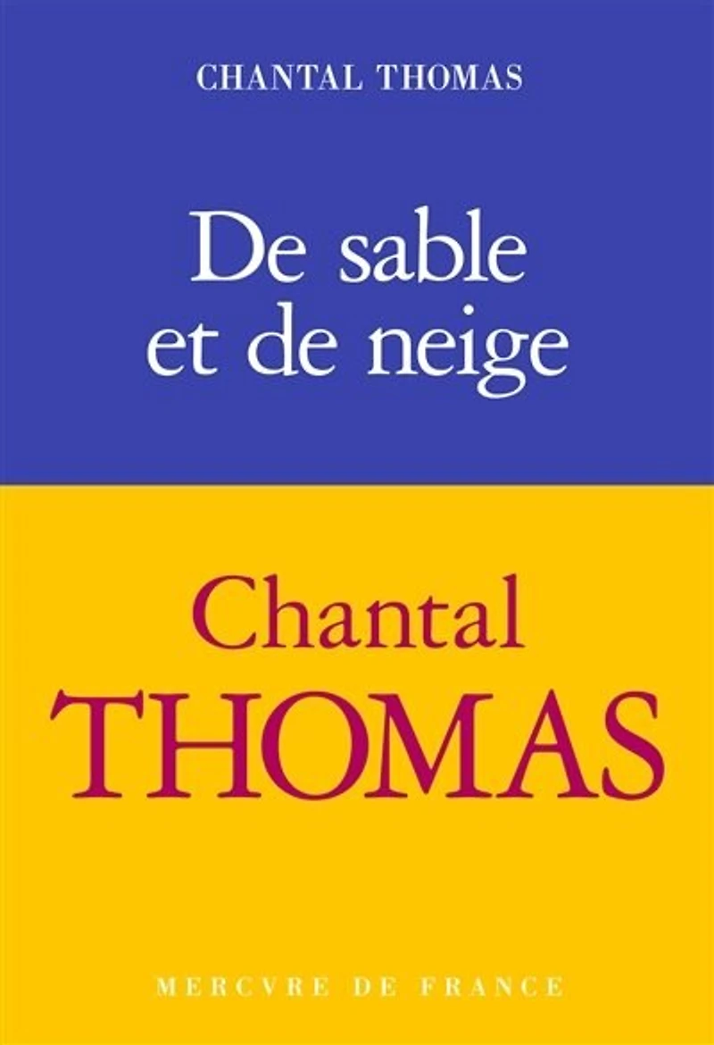 de sable et neige
