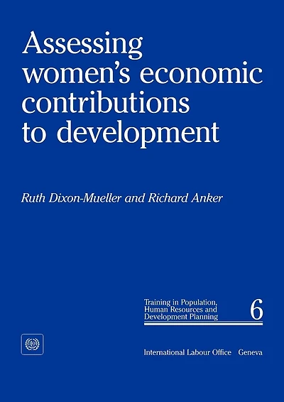 Assessing Women's Economic Contributions To Development (phd 6)