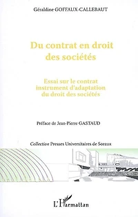 Du contrat en droit des sociétés
