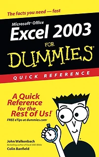 Excel 2003 For Dummies Quick Reference