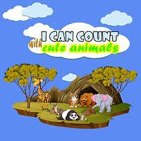 i can count with cute animals: fun conting and educational book for preschoolers, little kids ages 2-6 year olds - funny interactive and guessing book from 1 to 20