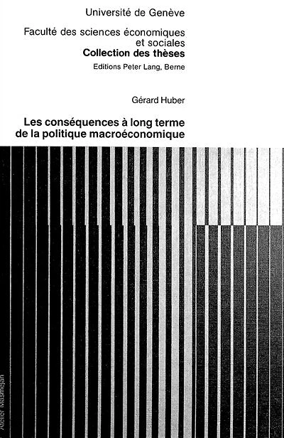 Les cons�quences � long terme de la politique macro�conomique