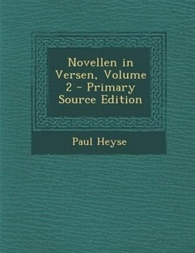 Novellen in Versen, Volume 2 - Primary Source Edition