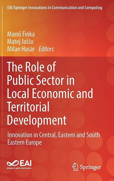 The Role Of Public Sector Local Economic And Territorial Development: Innovation Central, Eastern South Europe
